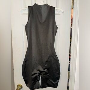 SKIMS Metallic grey bodysuit NWT